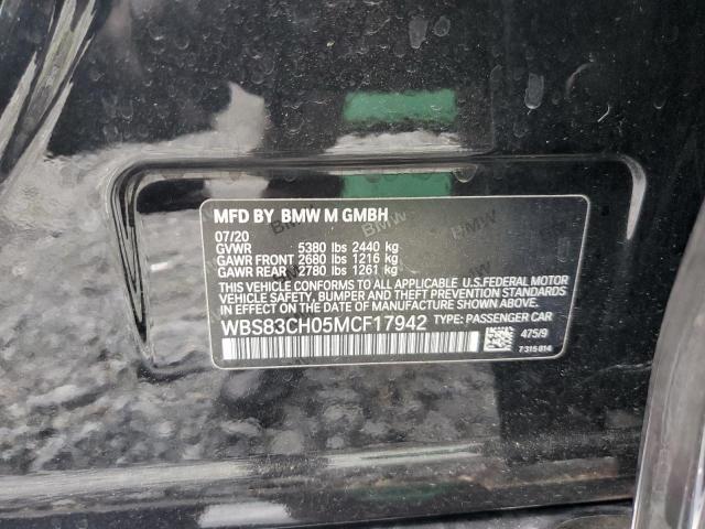 WBS83CH05MCF17942 BMW M5