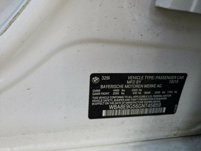 WBA8E9G56GNT45859 BMW 328 I Sulev