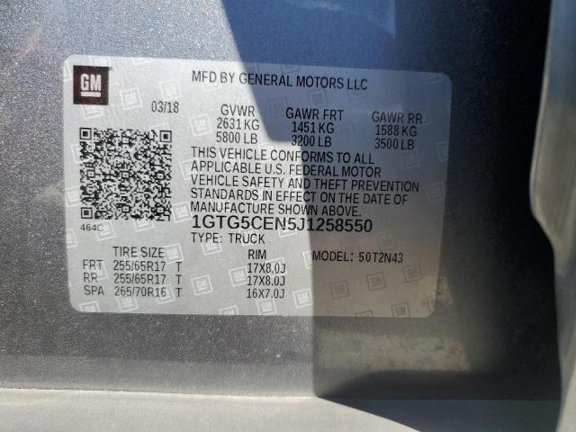 1GTG5CEN5J1258550 GMC CANYON SLE