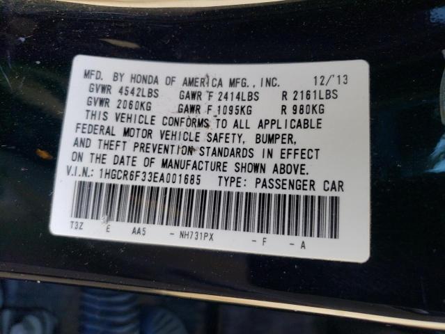 1HGCR6F33EA001685 Honda ACCORD HYBRID