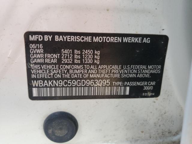 WBAKN9C59GD963095 BMW 550 I