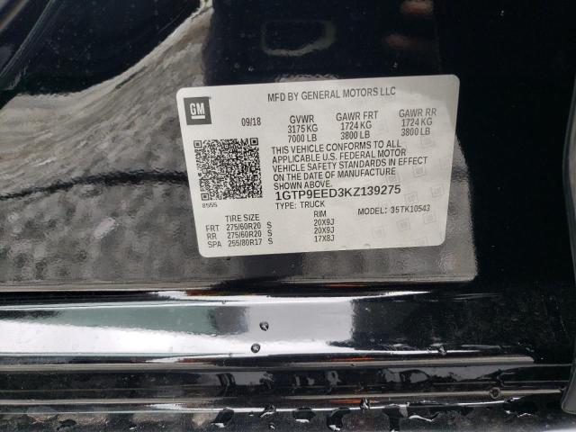 1GTP9EED3KZ139275 GMC Sierra K1500 At4