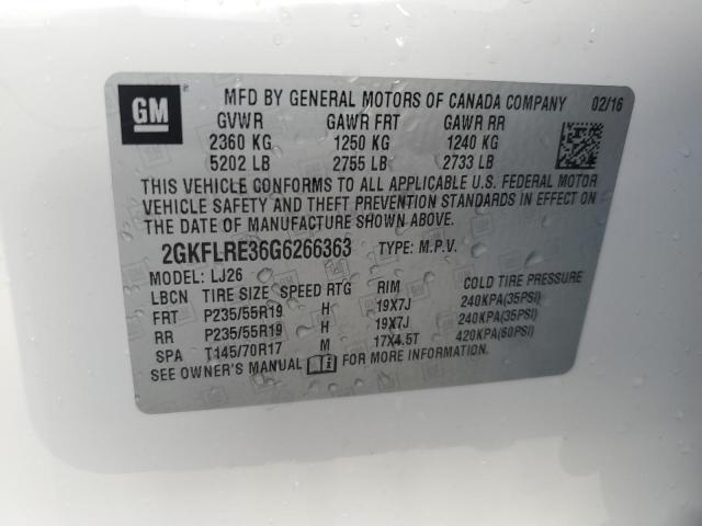 2GKFLRE36G6266363 GMC Terrain Denali