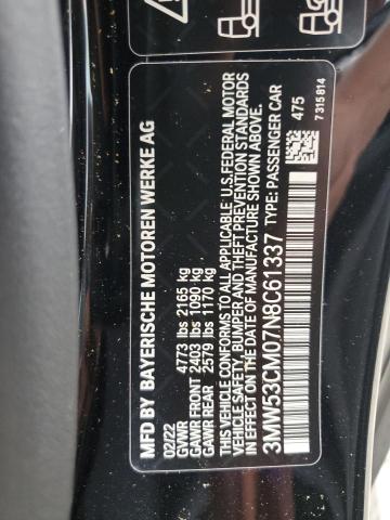 3MW53CM07N8C61337 BMW M240XI