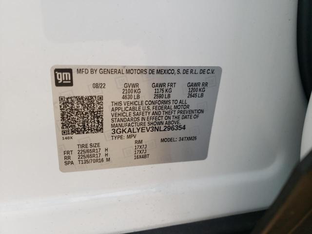 3GKALYEV3NL296354 GMC Terrain At4