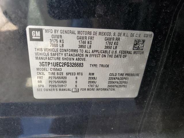 3GTP1UEC2FG326683 GMC Sierra C1500 Sle