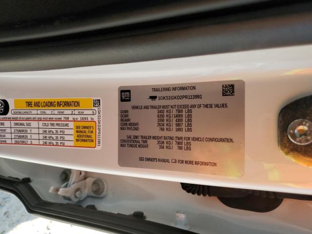 1GKS1GKD2PR113991 GMC Yukon Xl C1500 Slt
