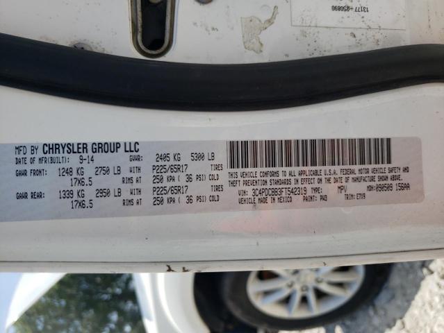 3C4PDCBB3FT542319 Dodge Journey Sxt