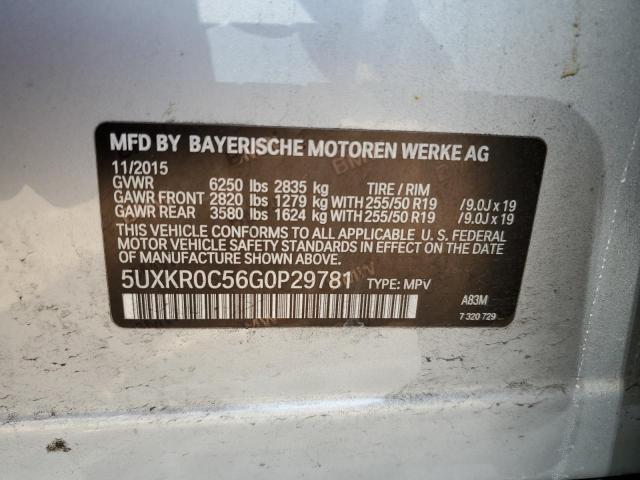 5UXKR0C56G0P29781 BMW X5 Xdrive35i