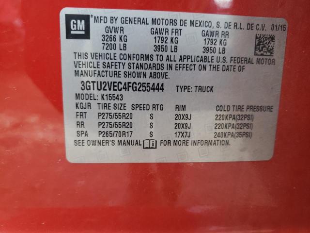 3GTU2VEC4FG255444 GMC Sierra K1500 Slt