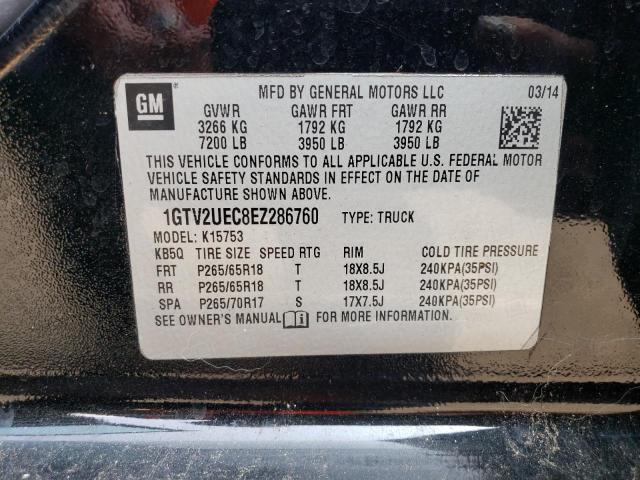 1GTV2UEC8EZ286760 GMC Sierra K1500 Sle