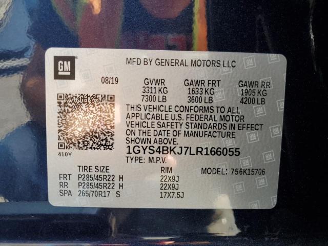1GYS4BKJ7LR166055 Cadillac Escalade Luxury