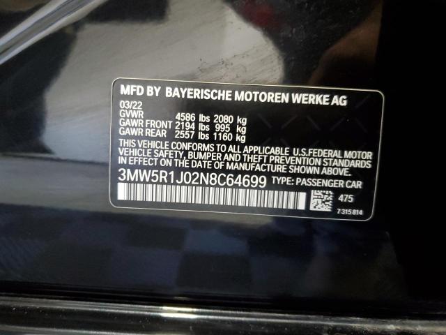 3MW5R1J02N8C64699 BMW 330I