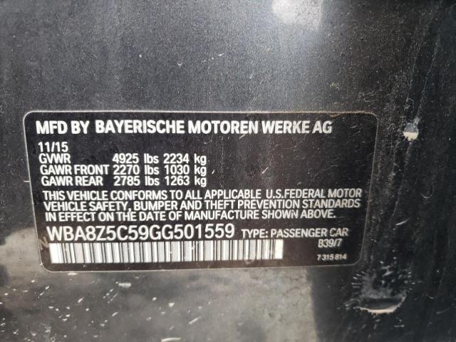 WBA8Z5C59GG501559 BMW 328 Xigt Sulev