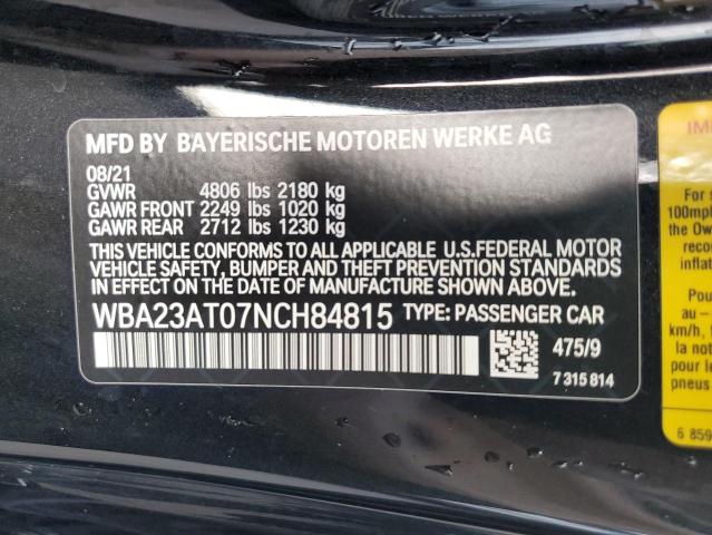 WBA23AT07NCH84815 BMW 430I