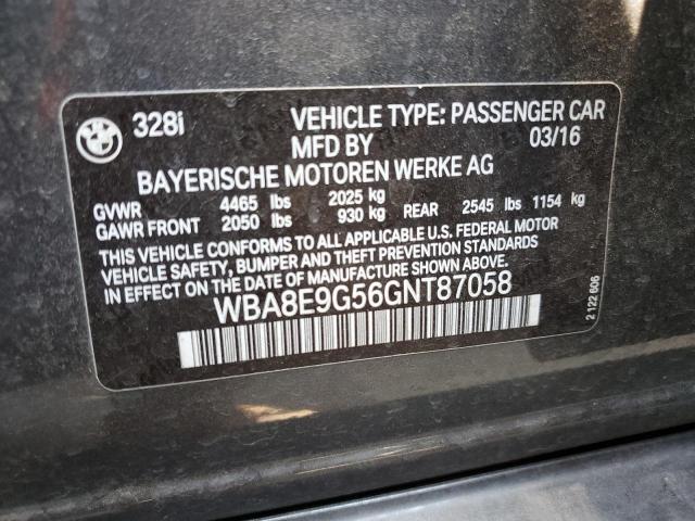 WBA8E9G56GNT87058 BMW 328 I Sulev