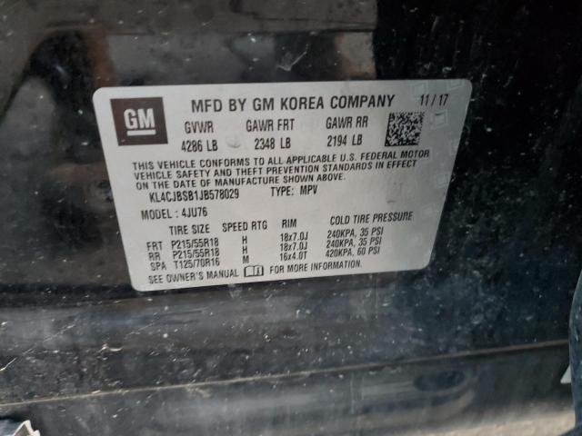 KL4CJBSB1JB578029 Buick Encore Preferred Ii