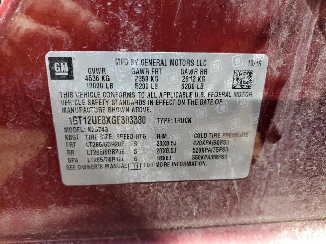 1GT12UE8XGF303380 GMC Sierra K2500 Denali