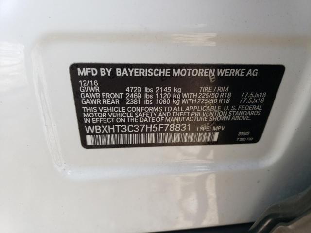 WBXHT3C37H5F78831 BMW X1 Xdrive28i