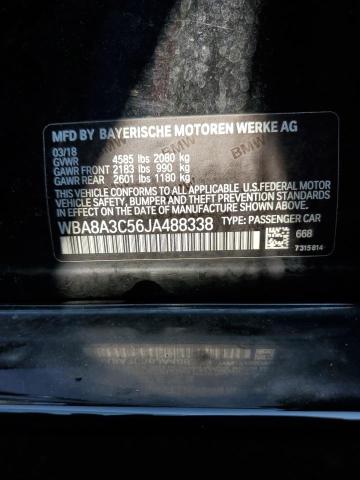 WBA8A3C56JA488338 BMW 320 XI