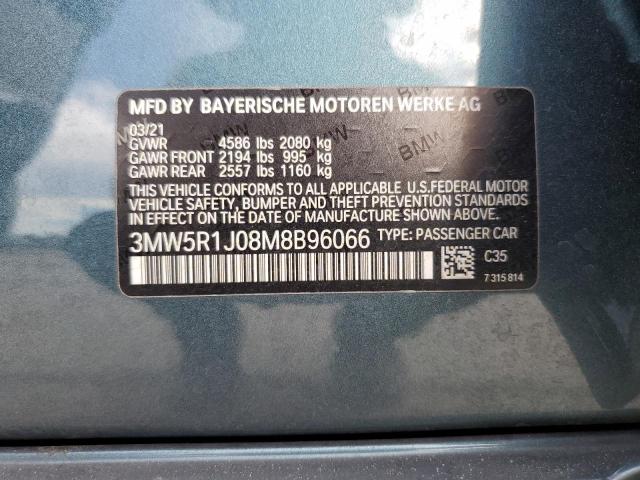 3MW5R1J08M8B96066 BMW 330I