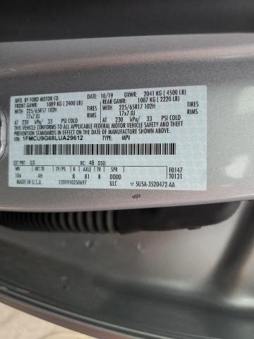 1FMCU9G68LUA29612 Ford ESCAPE SE