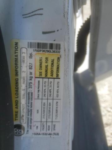 1FADP3K29GL363327 Ford FOCUS SE