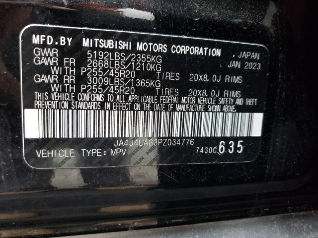 JA4J4UA83PZ034776 Mitsubishi Outlander