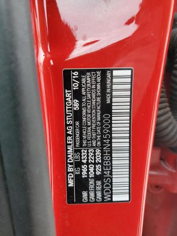 WDDSJ4EB8HN459000 Mercedes-Benz CLA 250