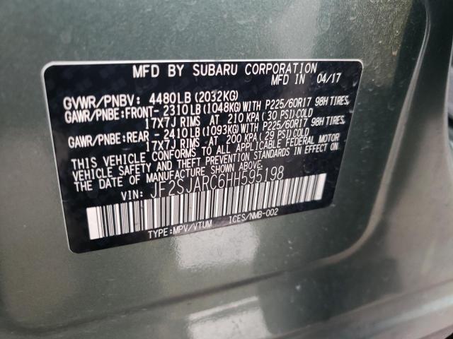 JF2SJARC6HH595198 Subaru FORESTER 2