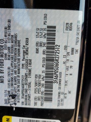 3FA6P0SU6GR272512 Ford FUSION TIT