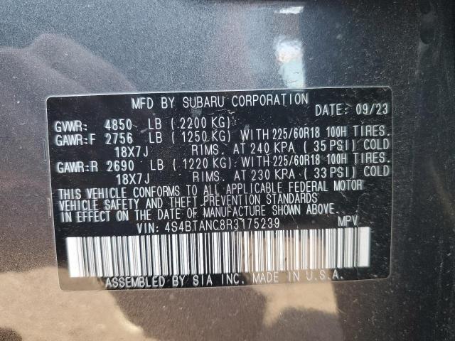 4S4BTANC8R3175239 Subaru OUTBACK LI