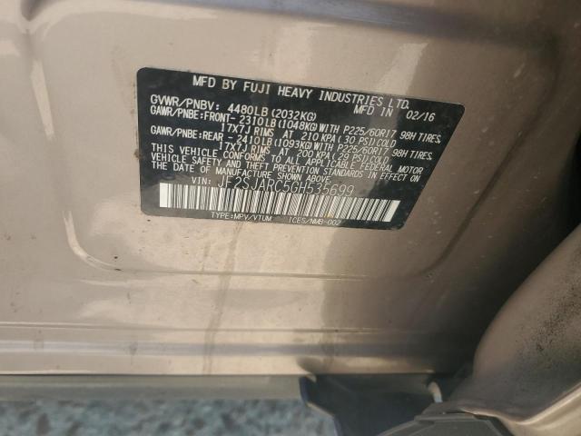 JF2SJARC5GH535699 Subaru FORESTER 2