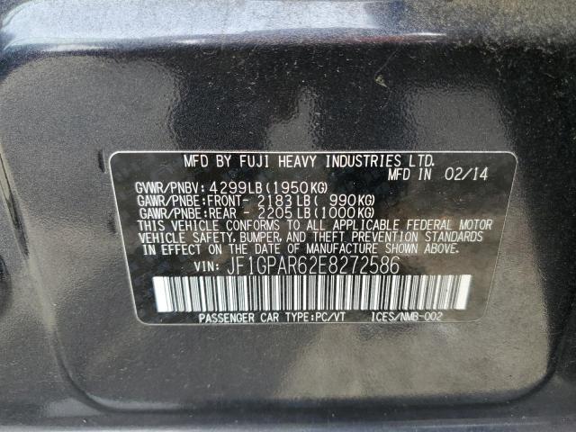 JF1GPAR62E8272586 Subaru IMPREZA SP