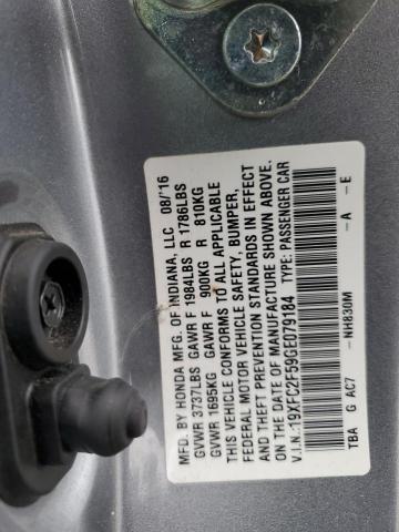19XFC2F59GE079184 Honda Civic Lx