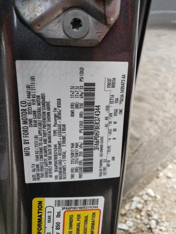 3FA6P0H78ER374344 Ford FUSION SE