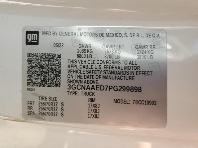 3GCNAAED7PG299898 Chevrolet Silverado