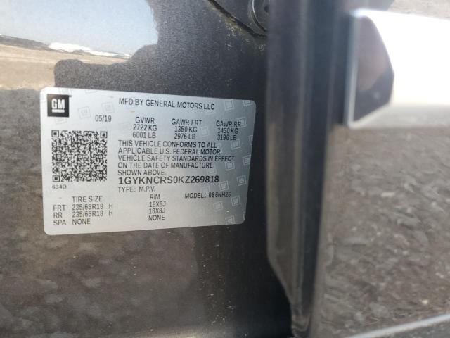 1GYKNCRS0KZ269818 Cadillac XT5 LUXURY