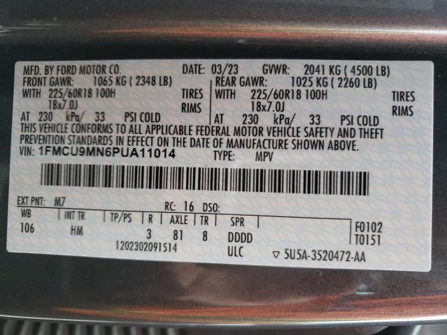 1FMCU9MN6PUA11014 Ford Escape St