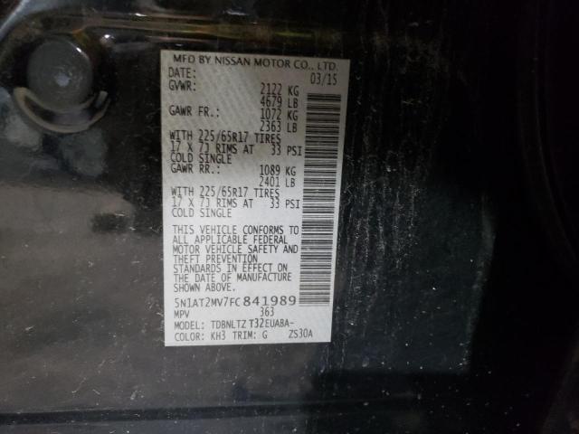 5N1AT2MV7FC841989 Nissan ROGUE S