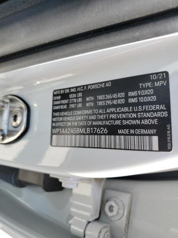 WP1AA2A58MLB17626 Porsche Macan