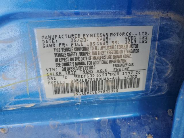 3N1AB8CV6PY291045 Nissan SENTRA SV