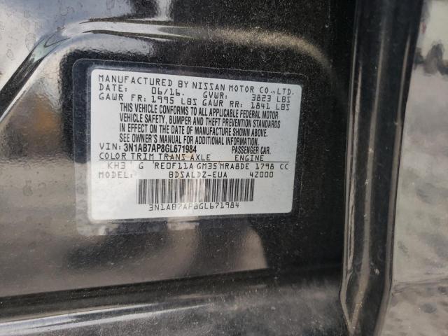 3N1AB7AP8GL671984 Nissan SENTRA S