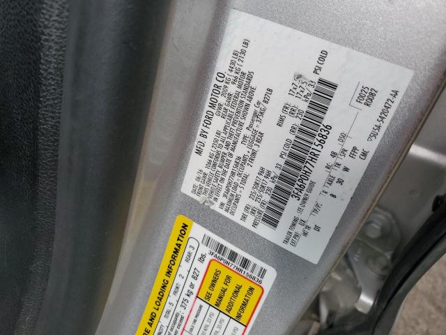 3FA6P0H77HR156836 Ford FUSION SE