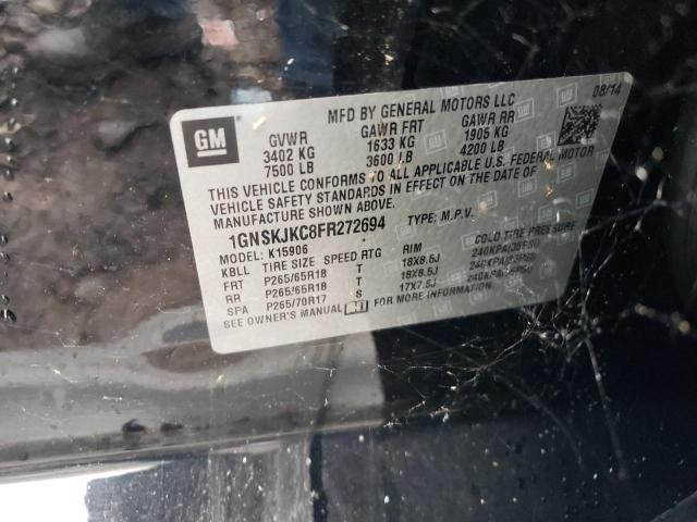 1GNSKJKC8FR272694 Chevrolet SUBURBAN K