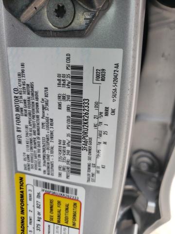 3FA6P0RU2KR262333 Ford FUSION TIT