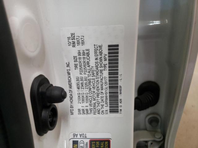 5J6RM4H91GL129177 Honda CR-V TOURI