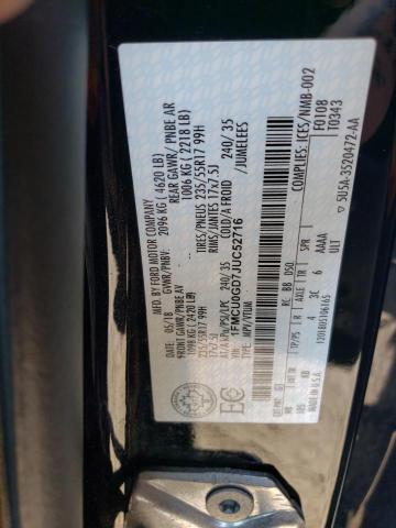 1FMCU0GD7JUC52716 Ford ESCAPE SE