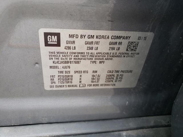 KL4CJASB8FB176087 Buick Encore