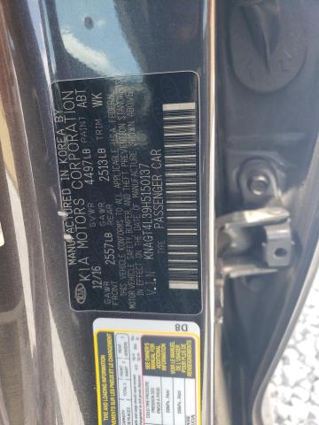 KNAGT4L39H5150137 KIA Optima Lx